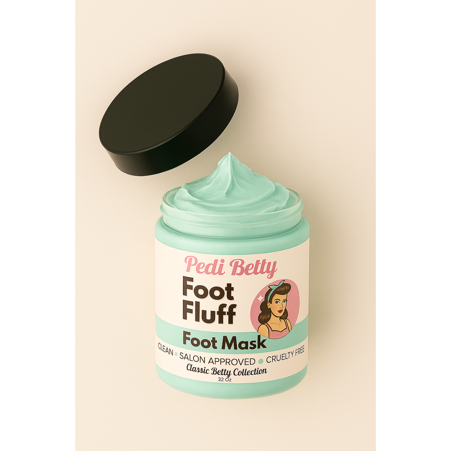 Foot Fluff Hydrating Mask 32 oz Backbar