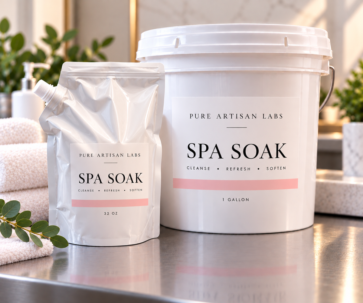 Professional Spa Soak | Salon Backbar Sizes