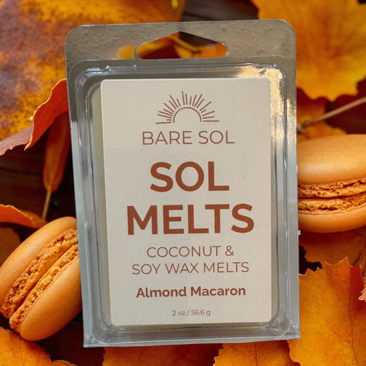 Sol Melts Coconut/Soy Wax Melt Almond Macaron