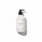 Cashmere Vanilla hand and body lotion made with argan and coconut oil for soft, hydrated skin
