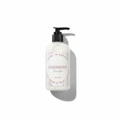 Cashmere Vanilla Hand and Body Lotion - Argan & Coconut Oil